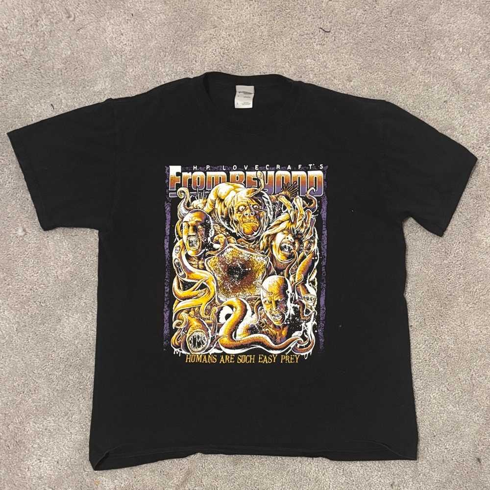Fruit of the Loom Black Graphic Tee